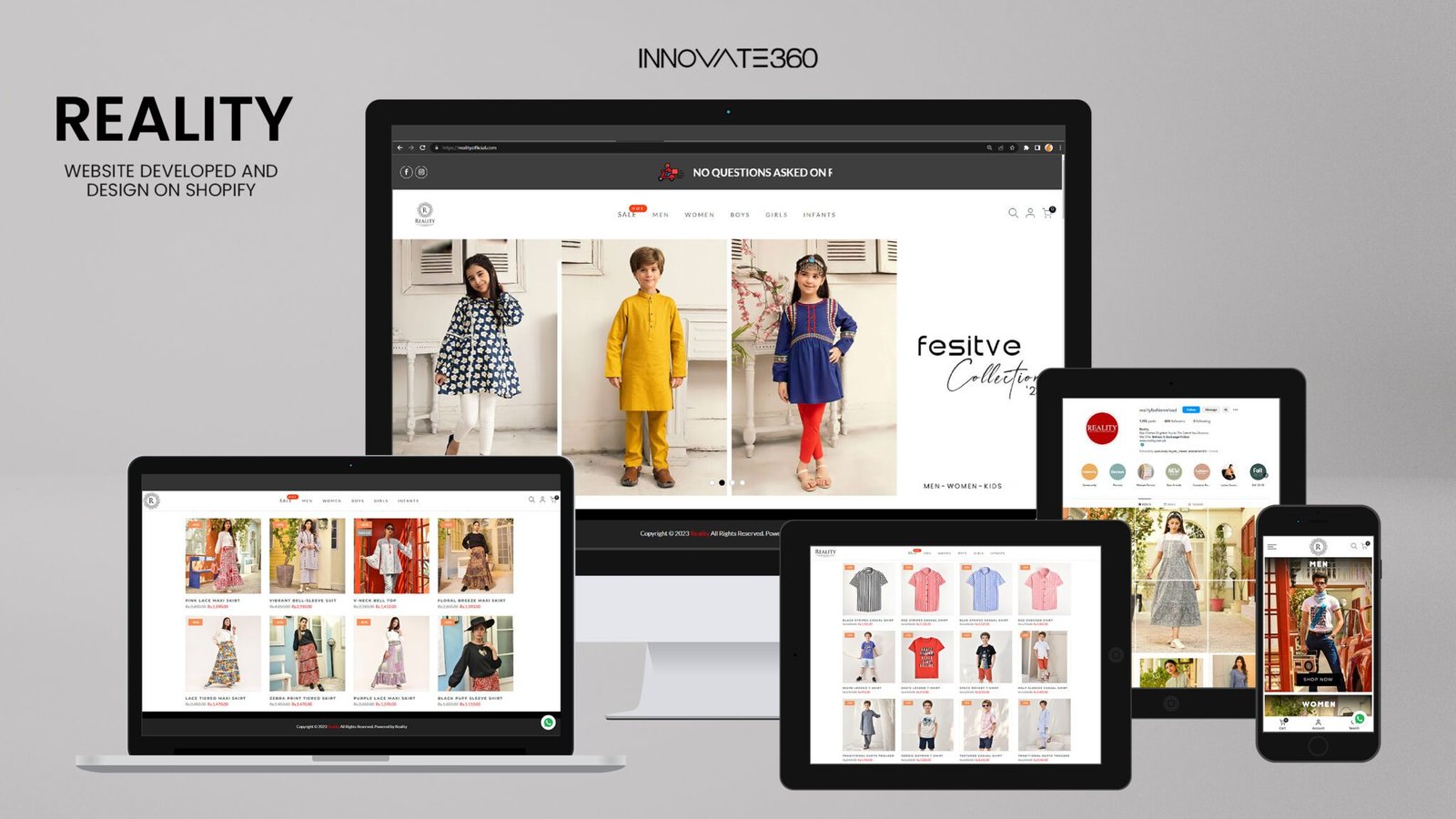 reality ecommerce store